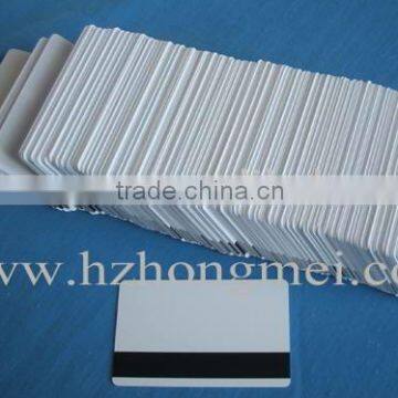 Hi-co magnetic stripe card