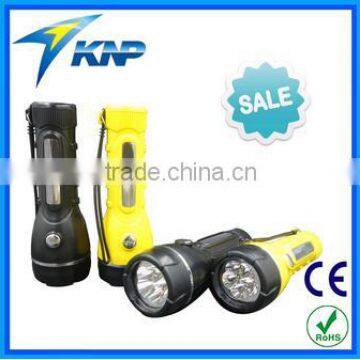 Hot Selling Big 5LED Plastic Flashlight in Europe