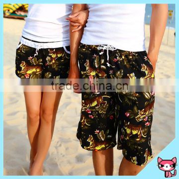 Tiger Pattern custom swim shorts