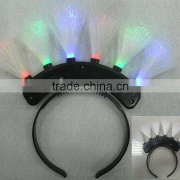 MowhawkNew 12x Mohawk LED Multi Color Light Up Flashing Blinking Glow Headband Costume