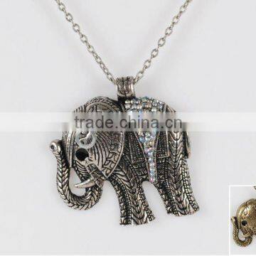 2013 lastest design trend jewerly elephant pendant necklace