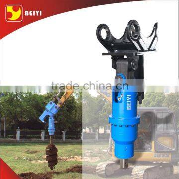 rotary machine screw foundations pile driver