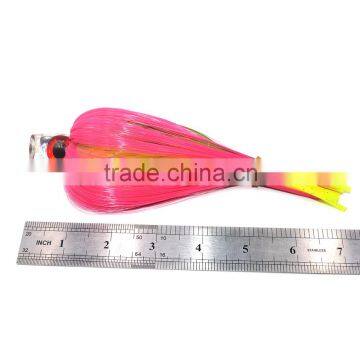 factory direct sell Resin head and pvc skirtTrolling Lures Big Game Lures Fishing Tackle