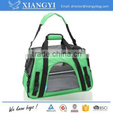 Airline Approved Durable Polyester Material Pet Carriers Soft Bottom Borad Pet Carrier Pet Bag for Dog Cat photo-3
