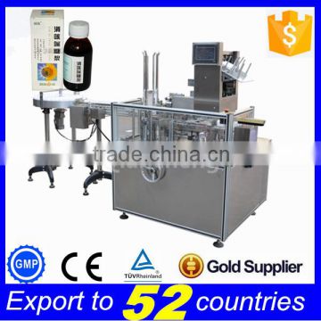 Door to door Automatic cartoning machine,bottle carton packing machine