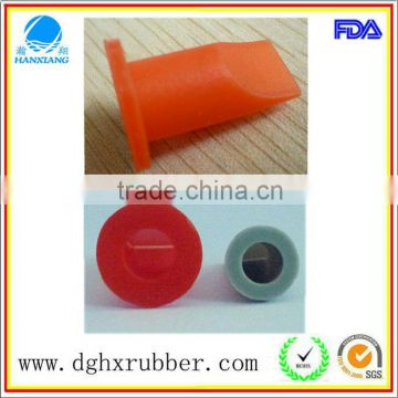 Waterproof silicone valve for bottle cap