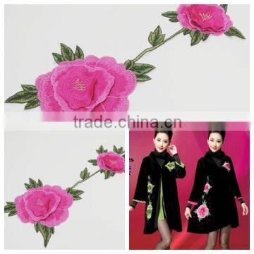 2015 new style flower embroidery appliques for clothes                        
                                                Quality Choice