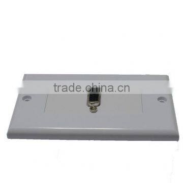 Multimedia vga Wall Socket,vga Wall Plate