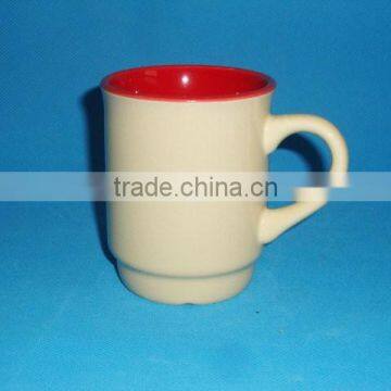 Ceramic glazed special shape mug