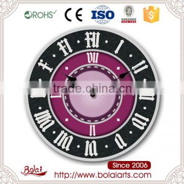 Unique bedrooms simply no noise artistic interest pure black quartz wall clock for living room