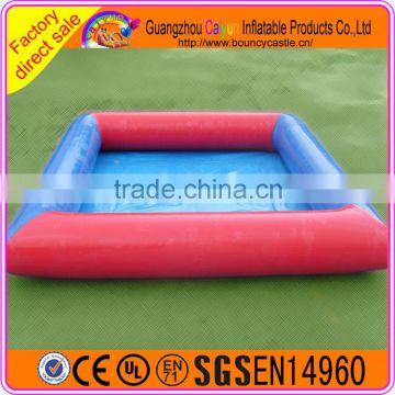 Rubber big pool inflatable square water pool for sale