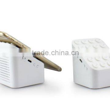Phone Holder Handfree Stereo Bluetooth Speaker With Silicon Sucker photo-3