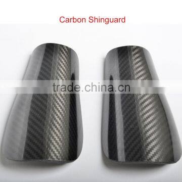 Glossy Finish Carbon Shin Guard/3K Black Color Football Shinpads/Strong Shinguards For Football photo-3