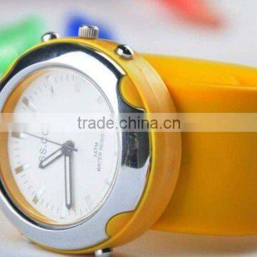 Fancy stylish silicone slap watch for kids