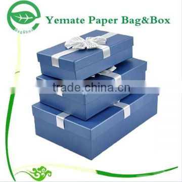 2015 luxury custom logo printed wholesale paper gift box