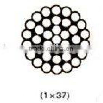 Galvanized Steel Cable 1 X 37