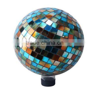 10' Mosaic Glass Outdoor Decoration Garden Ball