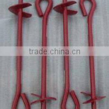 hot selling steel powder coated earth anchor