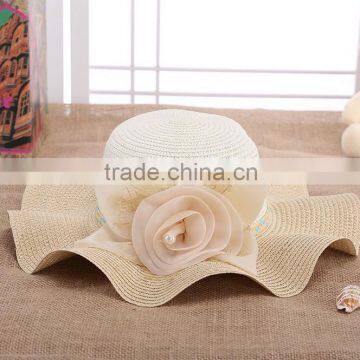 Promotion Ladies Flower Sombrero Hat,Straw Hat Beach Hat For Women photo-6