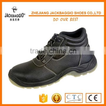 Steel toe leather safety working boots/ nonslip working boots for men wholesale