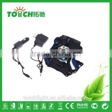 Emergency LED Lamp CRE E XM-L T6 LED Focus Headlight Headlamp 2000LM Zoomable Adjustable Light for Camping Hiking + Car Charger photo-4