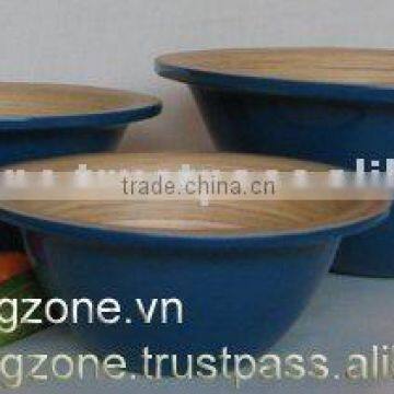 lacquered bamboo bowl