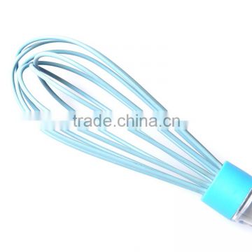 Silicone coated tea whisk for Blending egg blender