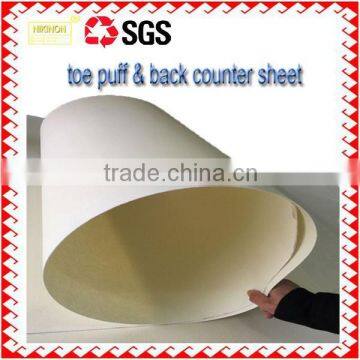 toe puff and back counter raw material for shoes