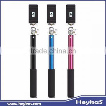 2015 wireless intelligent selfie stick with bluetooth remote shutter