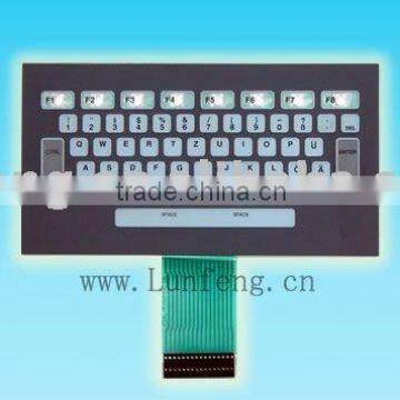 Membrane keyboard with metal domes manufacturer