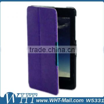 Factory Price Top Quality Crazy Horse Skin Leather Flip Case Cover for ASUS ME 173X