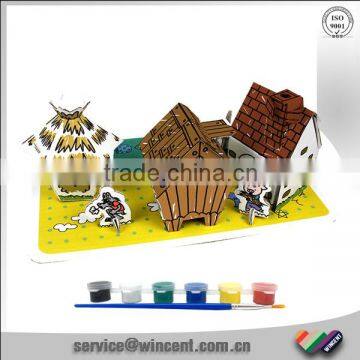 Kids DIY Painting 3D Puzzle