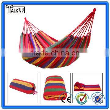 Portable Outdoor Swing Fabric Camping Hanging Hammock Canvas Bed/Hammock Swing