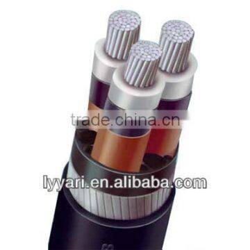 AL/CU conductor multicores 60mm XLPE insulated PVC sheath steel wire armored power electriccable