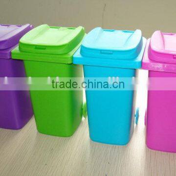 Plastic Mini Desktop Wheelie Bin Desk Tidy photo-4