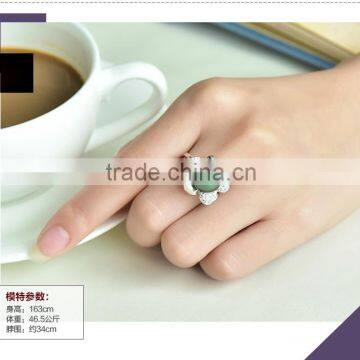 High Luster 8-9mm Black Pearl Ring Designs for Wholesale photo-5