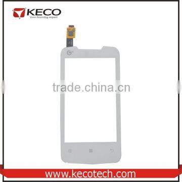 4.0" Mobile Phone Highscreen Touch Sensor Digitizer Glass Screen Replacement Parts For Lenovo A390t White