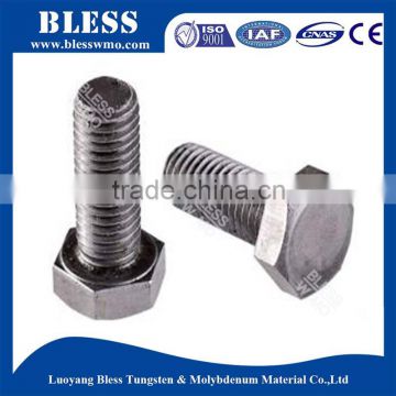 Customized m3 tungsten screws molybdenum nuts hex