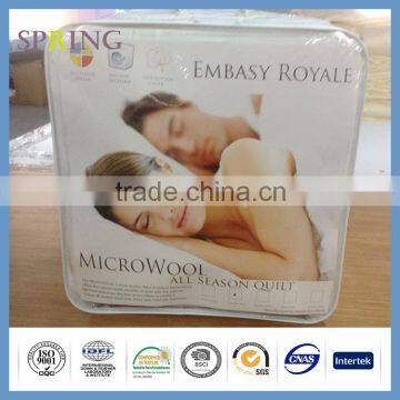 Microwool Quilt Cotton Fabric Blended Microfiber and Woolfiber Good Balance for Warm and Air Permeability