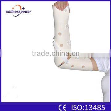 2016 medical plastic arm splint orthopedic splint for arm fracture recovery