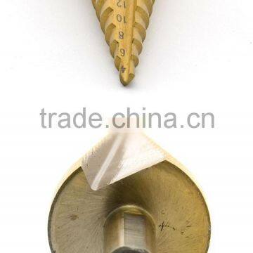 New 3Pcs Large HSS Steel Step Cone Drill Titanium Bit Set for Hole 4-12/20/32mm TK1066 photo-5