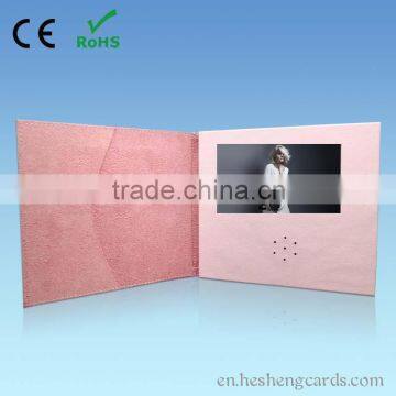 Custom Lcd Video Catalog New Products Advertising Video Brochure