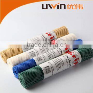 multi purpose anti slip grip liner pvc mesh fabric polyethylene foam roll