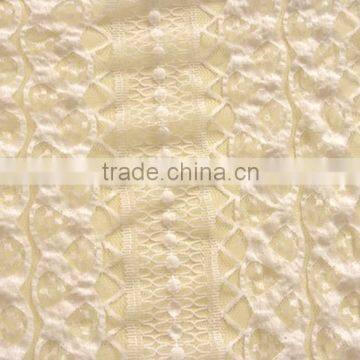 Nylon spandex elastic lace fabric 0039