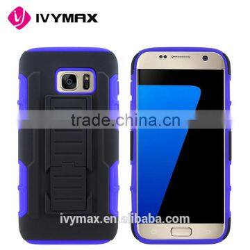 IVYMAX Future Armor Holster Kickstand Belt Clip Combo Cover Case For Samsung Galaxy S7 SM-G930F 32GB