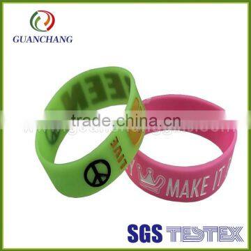 Hot Selling Fashionable Promoting Printed Fancy Smart Silicone Wristband Wholesale China Manufacture photo-2