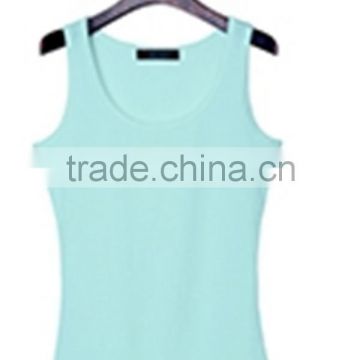 2015 cotton vest for ladies with quick dry and moisture transfer function