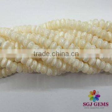 5x8mm Roundelle Shell Beads for Fashion Jewelry Making