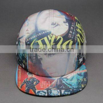 SUBLIMATION PRINT 5 PANEL HAT