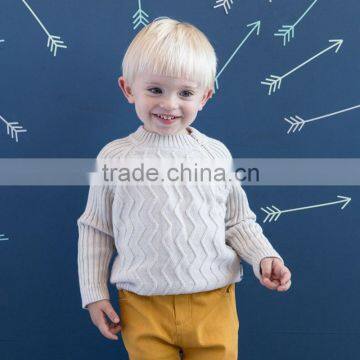 DB1267 dave bella 2014 autumn baby solid pullover kids sweater baby outwear baby clothes design knitwear pullover wool sweater